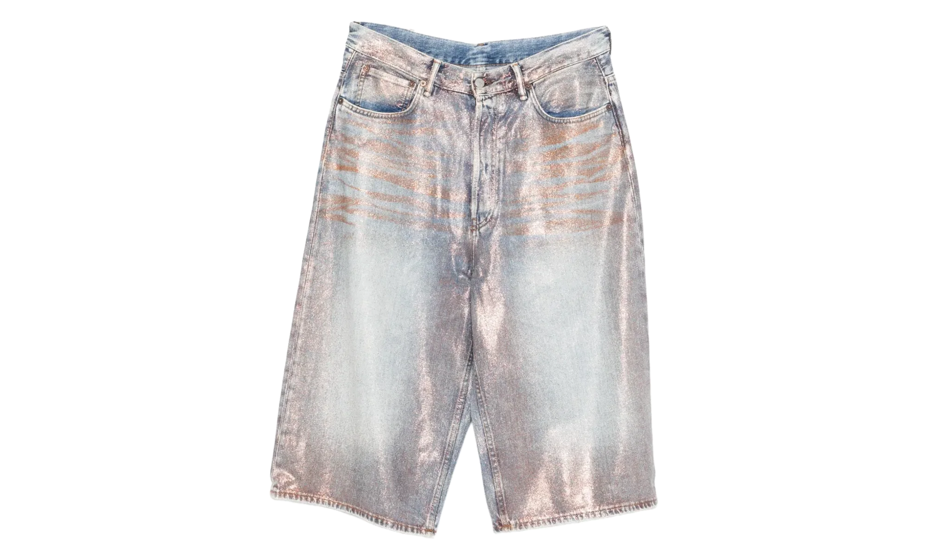 Glitter Denim Shorts "Blue" CE0075CP1