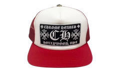 CH Hollywood Trucker Hat "Red / White" CHRM1170
