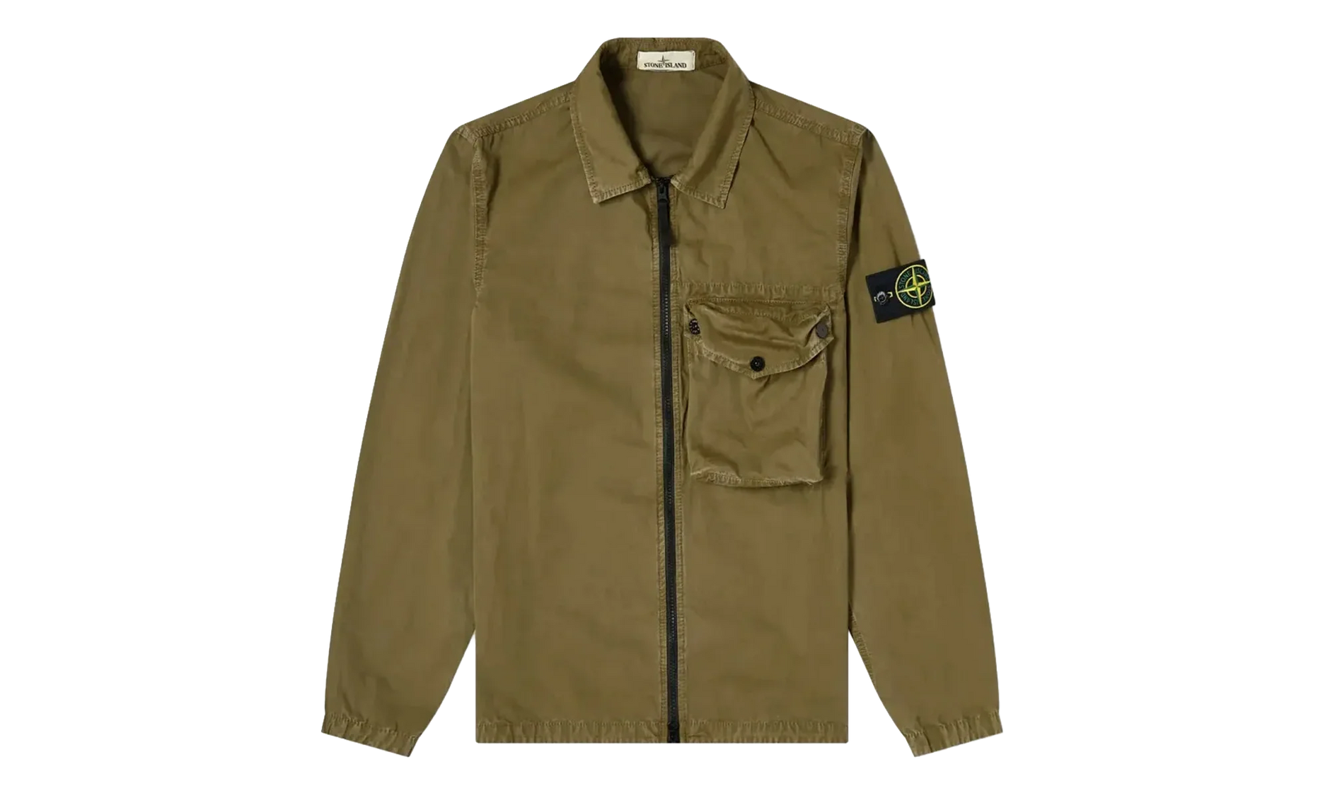 Zip Pocket Overshirt "Olive" 7415117WN V0158