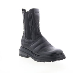 Lowe Womens Black Leather Zipper Casual Dress Boots